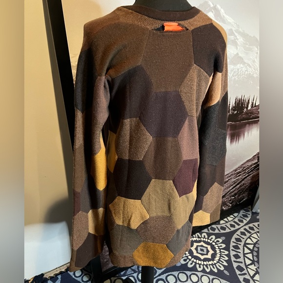 COPY - Octagon shaped shades of BROWN - Picture 3 of 7